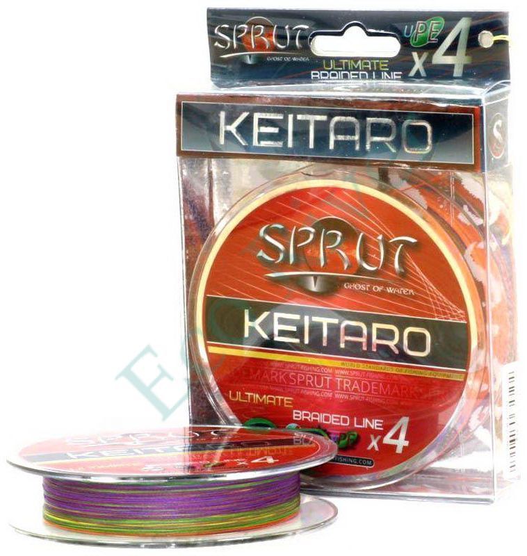 Леска плет. "SPRUT" Keitaro Ultimate X 4 Multicolor 0.12 140м