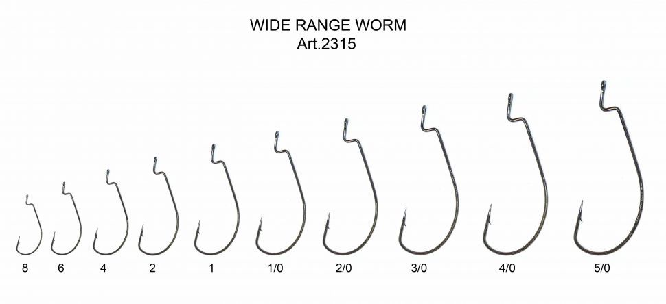 Крючок Fish Season Wide Range Worm №4 BN 5шт офсет. 2315-04F