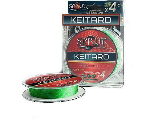 Плетеный шнур Sprut Keitaro Ultimate X4 neon green 0.14 140м