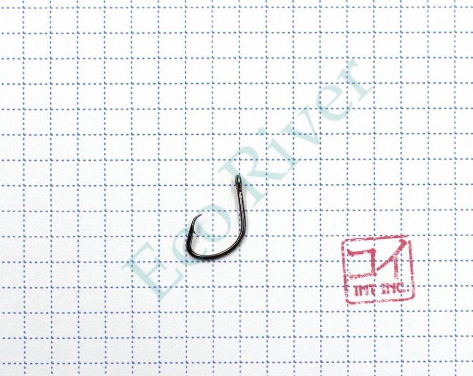 Крючок KOI MUTSU-RING, размер 4 (INT)/12 (AS), цвет BN (10 шт.)/200/