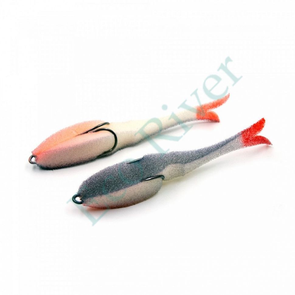 Поролоновая рыбка YAMAN Devious Minnow на двойнике, р. 135 мм, цвет 18 UV (5 шт.)