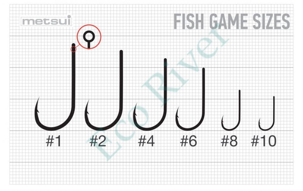 Крючок Metsui fish game bln №4 12шт FIG-BLN-04