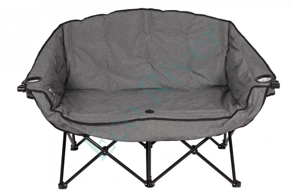 Кресло складное кемпинговое Kyoda двухместное р.50*34*98 см, цвет серый
