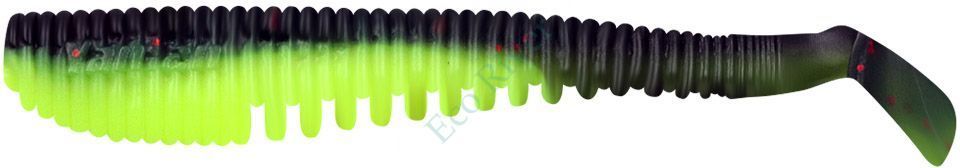 Виброхвост Yaman PRO Legend Minnow, р.2 inch, цвет #32 - Black Red Flake/Chartreuse (уп. 6 шт.)