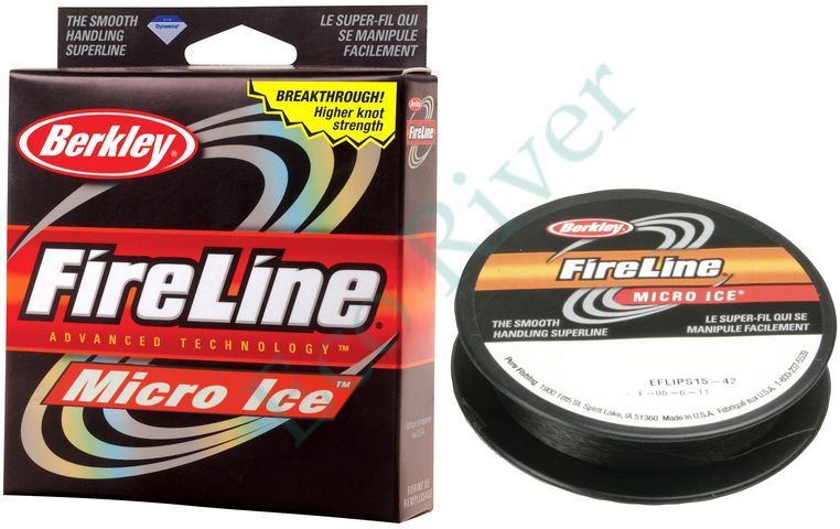 Леска плетенка Berkley FireLine Micro Ice Smoke 0.06 45м 1135681