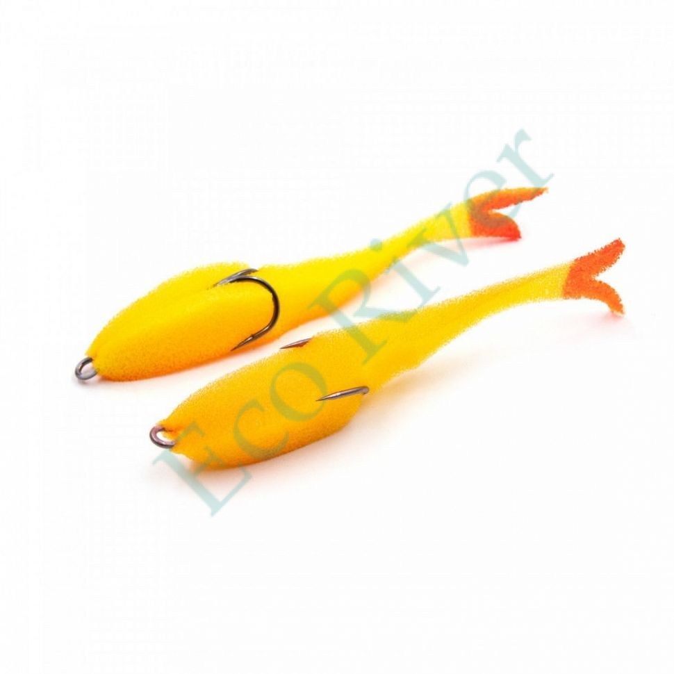 Поролоновая рыбка YAMAN Devious Minnow на двойнике, р. 135 мм, цвет 20 UV (5 шт.)