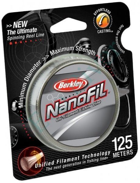Леска плет. "BERKLEY" NanoFil Clear 0.22 125м 1278267