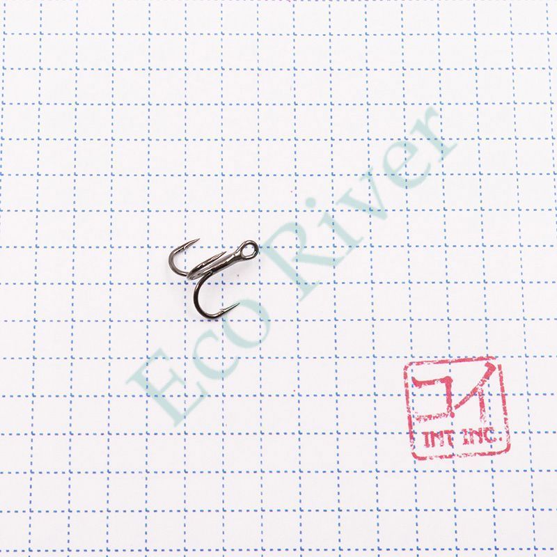 Крючок KOI SLENDER ROUND TREBLE, размер 14 (INT), цвет BN, тройник (5 шт.)/300/