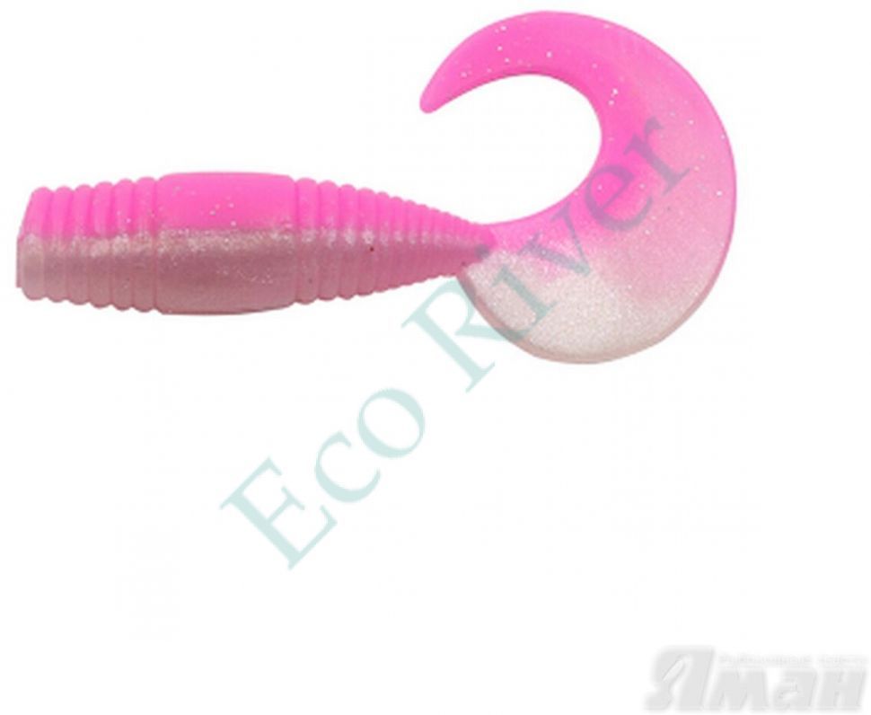 Твистер YAMAN Spry Tail, р.3 inch цвет #29 - Pink Pearl (уп. 8 шт.)