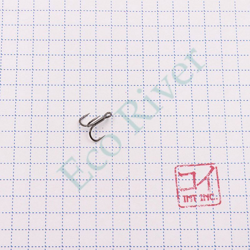 Крючок KOI SLENDER ROUND TREBLE, размер 18 (INT), цвет BN, тройник (5 шт.)/300/