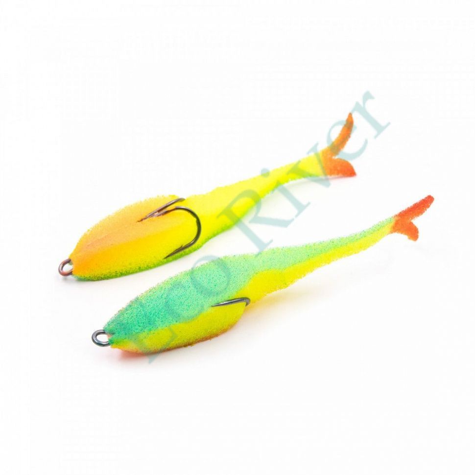 Поролоновая рыбка YAMAN Devious Minnow на двойнике, р. 135 мм, цвет 26 UV (5 шт.)
