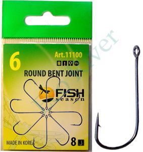 Крючок Fish Season Round Bent Joint №4 8шт 11100-04F