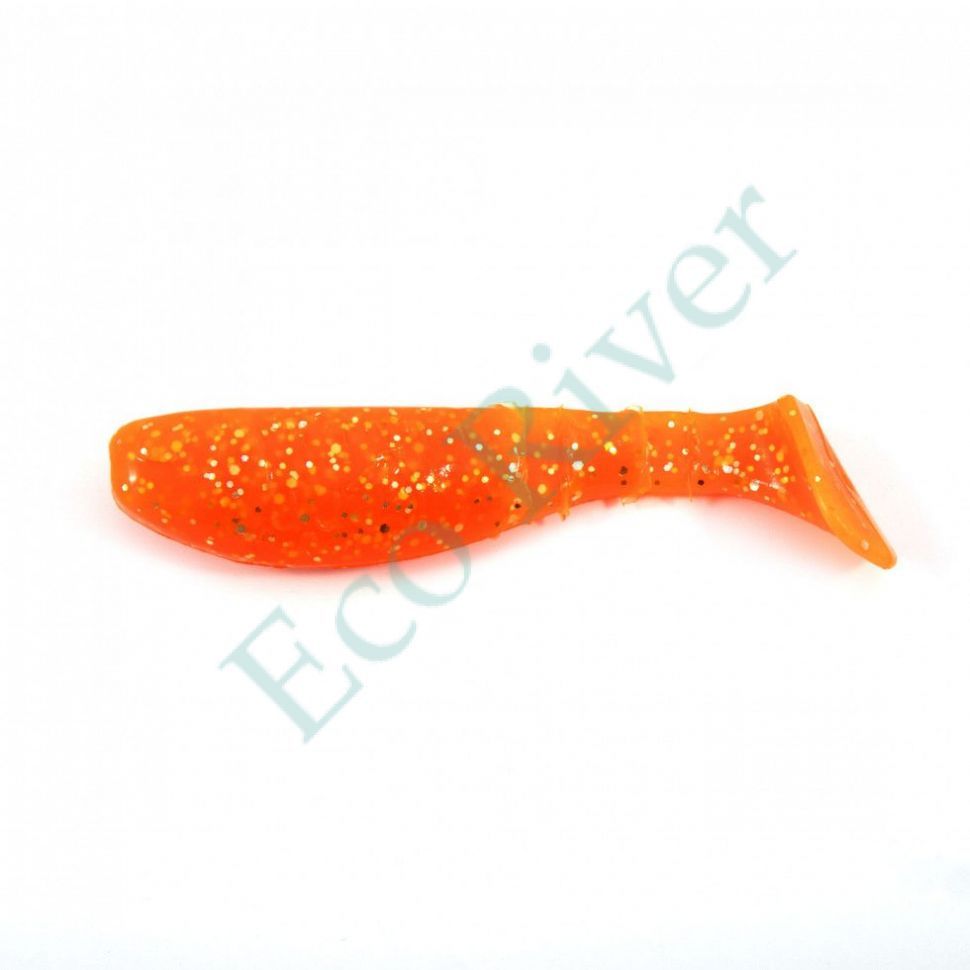 Виброхвост Yaman Pro Boost Up, р.3 inch, цвет #03 - Carrot gold flake (уп. 5 шт.)