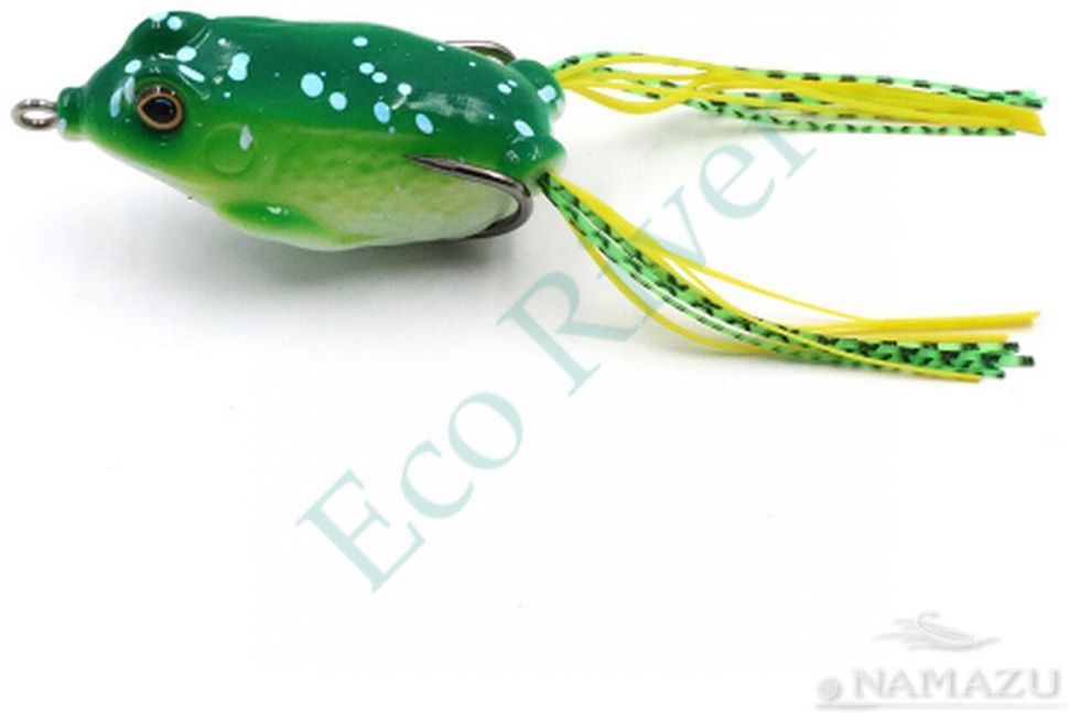 Лягушка-незацепляйка Namazu FROG, 60 мм, 12 г, цвет 12, крючок-двойник YR Hooks (BN) #4/0/400/200/