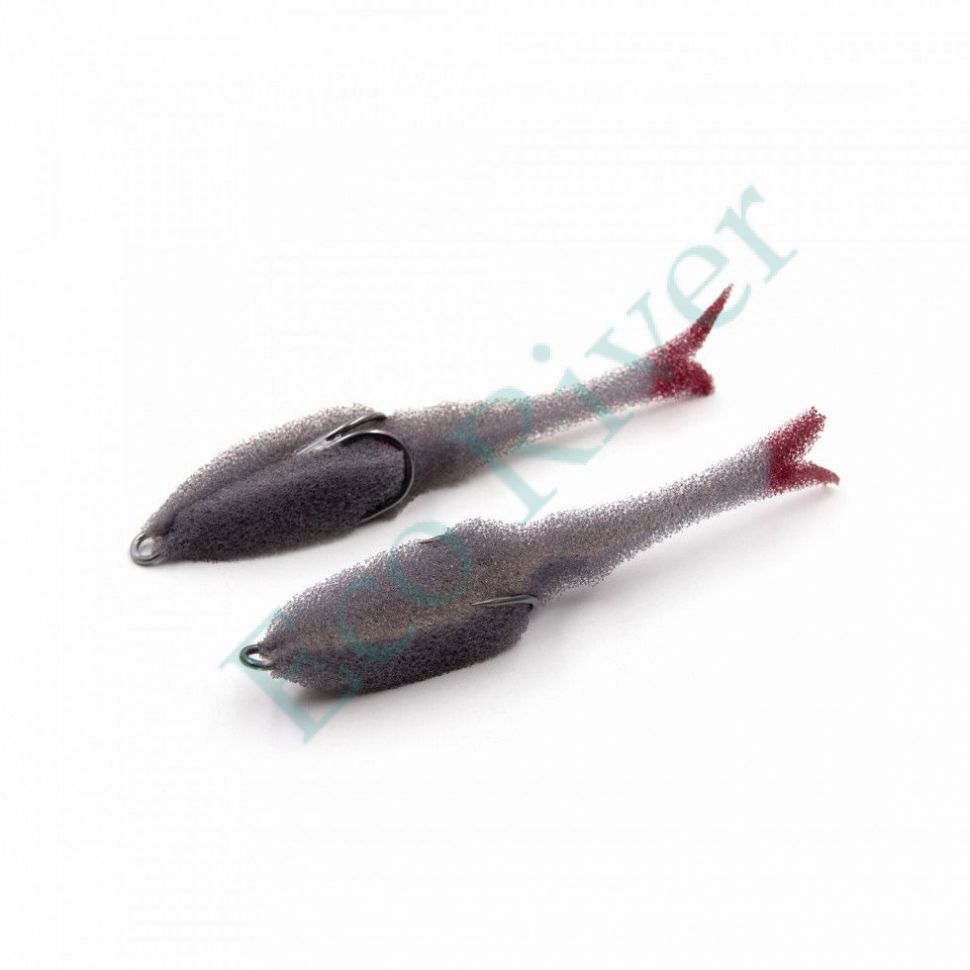 Поролоновая рыбка YAMAN Devious Minnow на двойнике, р. 90 мм, цвет 14 (5 шт.)