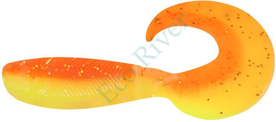 Твистер Yaman Pro Mermaid Tail, р.3 inch, цвет #25 - Sunshine (уп. 10 шт.)