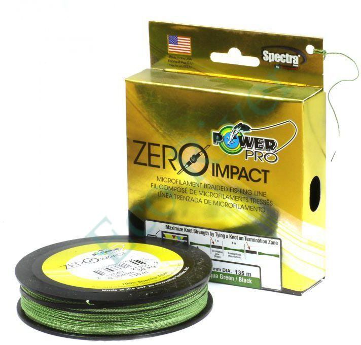 Леска плетенка Power Pro Zero I 0.43 135м зеленая