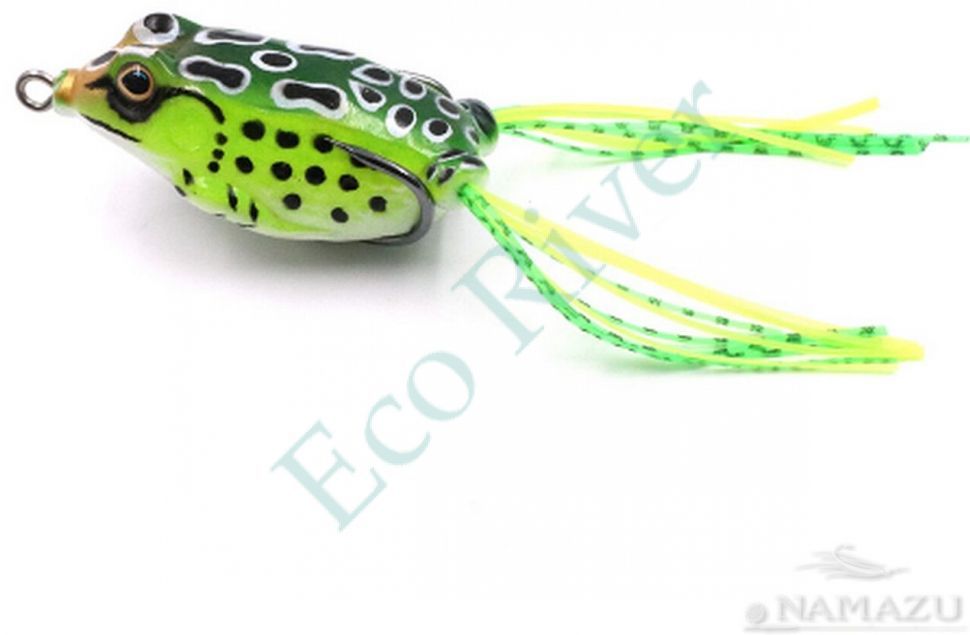 Лягушка-незацепляйка Namazu FROG, 60 мм, 12 г, цвет 17, крючок-двойник YR Hooks (BN) #4/0/400/200