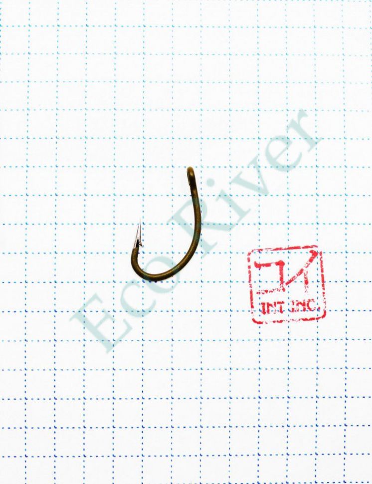 Крючок KOI CARP WIDE GAP, размер 4 (INT), цвет OL, карповый (10 шт.)/100/