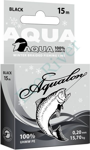 Леска плет. "AQUA" Aqualon Black 0.06 15м