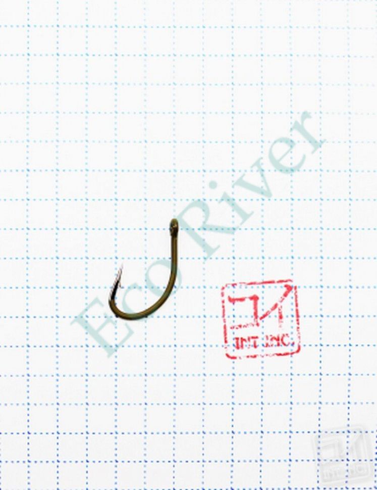 Крючок KOI CARP WIDE GAP, размер 6 (INT), цвет OL, карповый (10 шт.)/100/