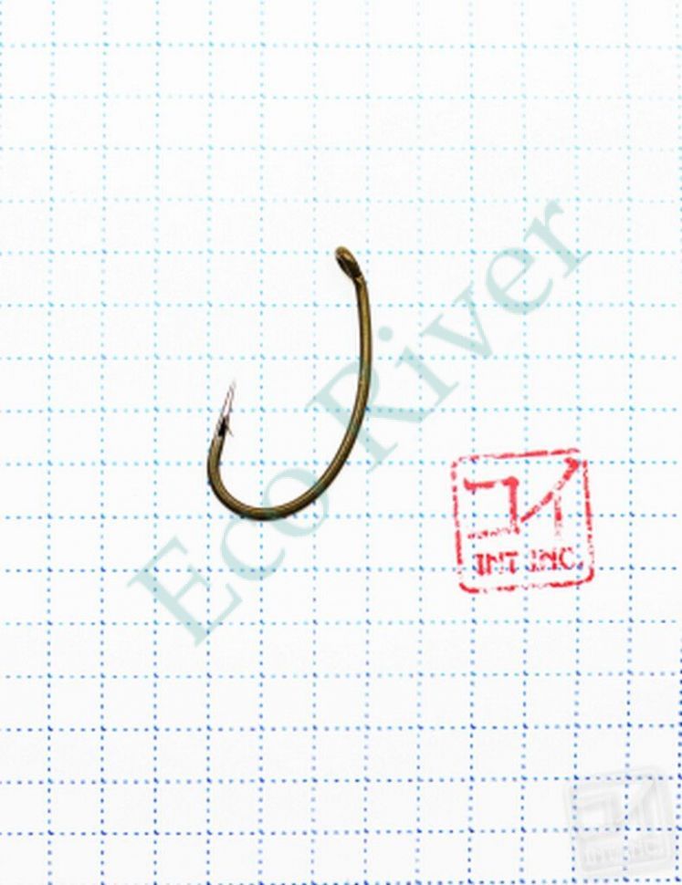 Крючок KOI HUMP BACK, размер 2 (INT), цвет OL, карповый (10 шт.)/85/
