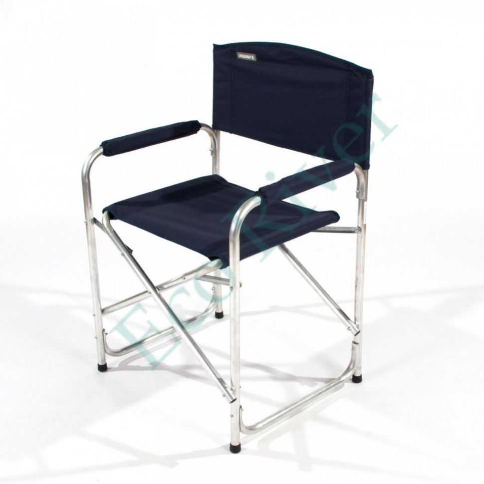 Кресло складное Следопыт 585х450х825 мм, алюминий, синий