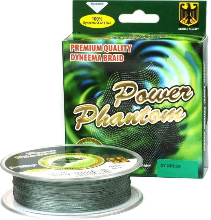 Плетеный шнур Power Phantom PE4 зелен. 0.12 135м