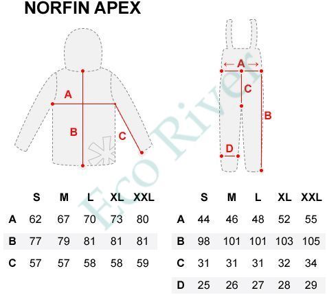 Костюм зимний "NORFIN" плав. Apex FLT 04 р. XL
