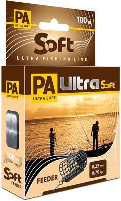 Леска Aqua PA Ultra Soft Feeder 0.28 100м