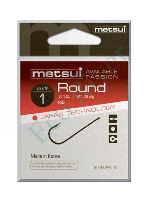 Крючок Metsui round bln №4 12шт RO-BLN-04